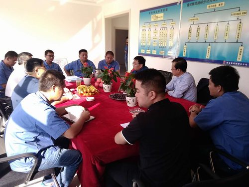 建设集团副总经理王明智一行指导靖神铁路项目建设