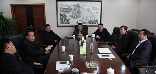 安康市住建局局长陶柏林一行莅临建设集团交流座谈