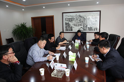 中亚能源有限责任公司财务总监穆西民一行莅临建设集团指导交流工作