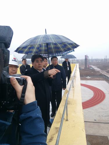 咸阳市委书记岳亮一行视察澄合分公司渭河彬州乙二醇项目