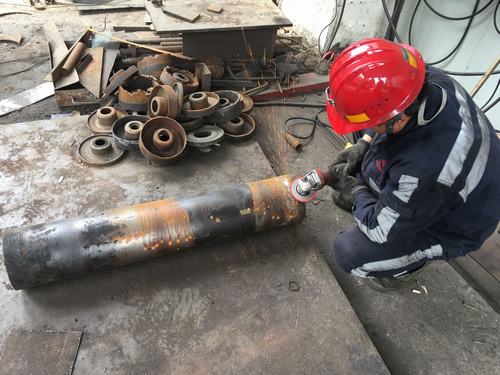 洗选煤运营公司柠条塔项目部废旧托辊“重获新生”