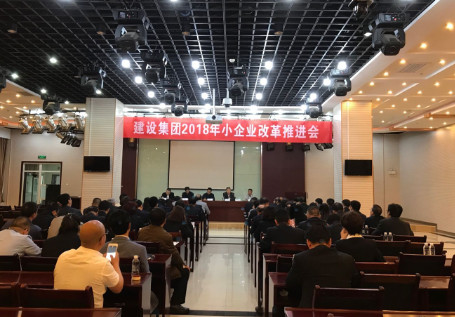 建设集团召开小企业改革推进会暨“双先”表彰会