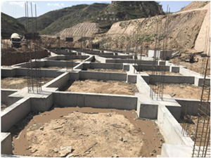 汉中分公司承建的吴堡横沟温泉项目进展顺利