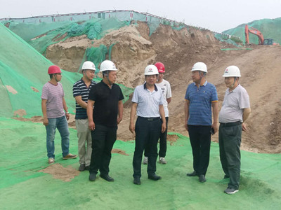 贠公法深入陕煤建设咸阳分公司施工现场检查指导工作