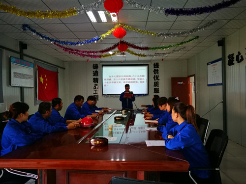 陕煤建设天工公司各基层党支部多种形式开展庆祝建党97周年活动