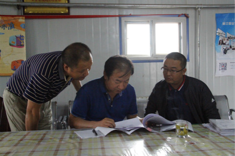 陕煤建设机电安装公司小保当项目部迎接省煤管局安全攻坚行动检查