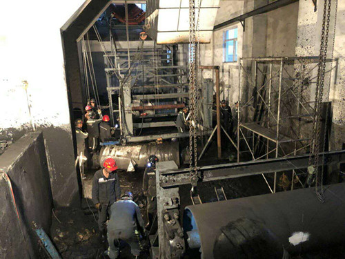 陕煤建设机电安装公司奋战31小时确保曹家滩矿原煤生产系统成功出煤