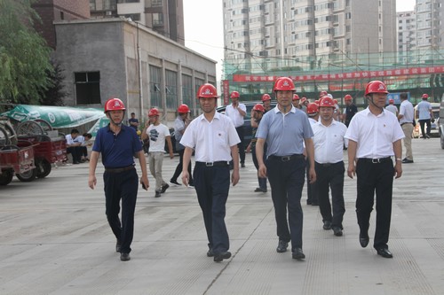 陕煤建设铜煤公司参加召开铜煤1#2#小区现场协调推进会