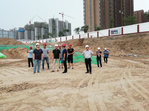 陕煤建设渭南分公司第五项目部礼悦阁项目3#、5#楼基坑验槽顺利通过