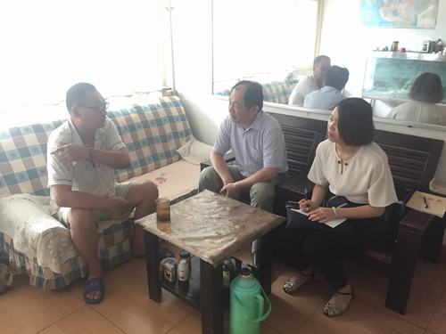 陕煤建设矿建二公司走访调查困难职工家庭