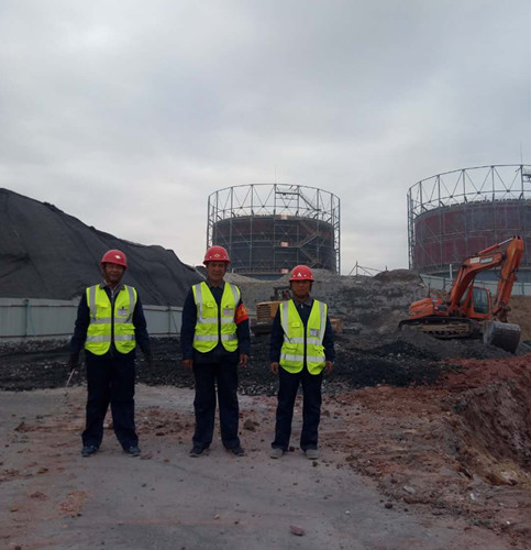 陕煤建设天工公司土建十部锦源化工技改项目开工