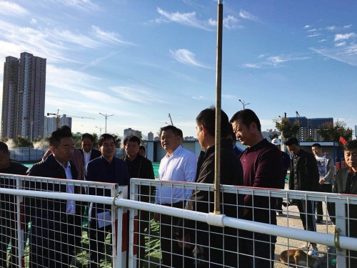 渭南市副市长郭柱国深入陕煤建设澄合分公司渭南片区施工现场检查指导工作