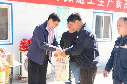 司正林深入矿建二公司车村项目部、天工瑞能项目部走访慰问