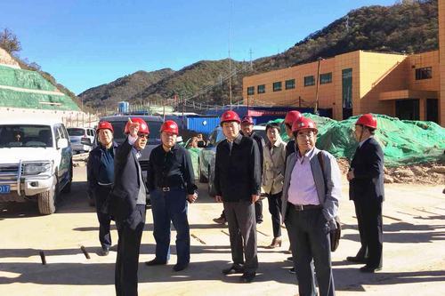宁兴刚、王宁一行深入冶坪项目调研指导工作