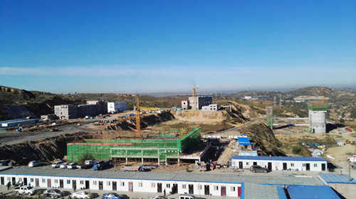 陕煤建设天工公司土建一部沙梁矿抢抓进度项目建设完美逆袭