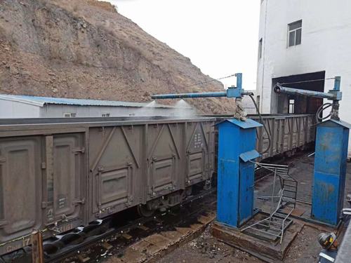 陕煤建设洗选煤运营公司柠条塔运营项目部火车装车站防冻管路改造顺利完成