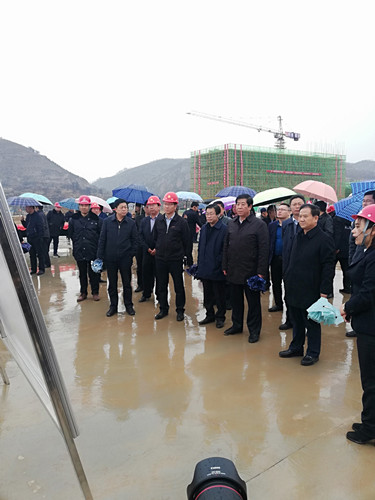 陕煤建设天工公司土建三部清涧北国枣业红枣深加工项目迎来省市企相关部委联合检查