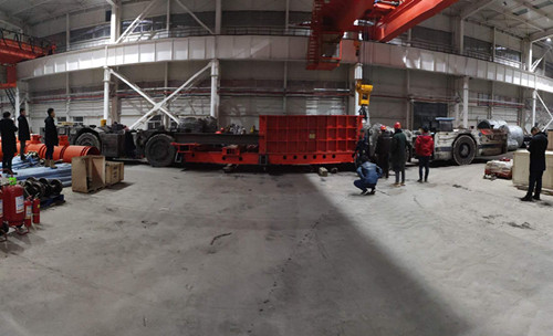 陕煤建设机电安装公司曹家滩项目部春节施工斗志高