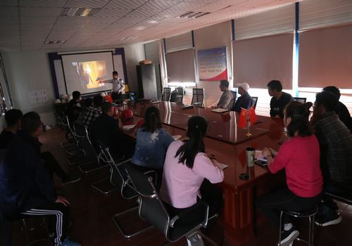 咸阳分公司第一项目部开展春季消防知识普及活动