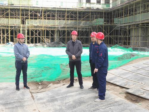 刘合理深入蓝山水岸住宅项目现场指导工作