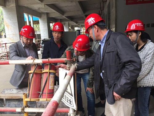 陕煤建设天工公司积极组织消防专项安全专项检查