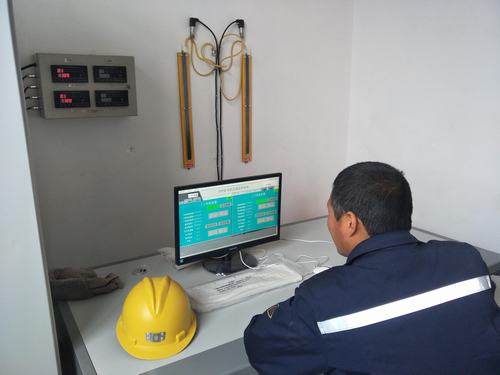 陕煤建设矿建二公司冶坪项目部永久主扇投入运行