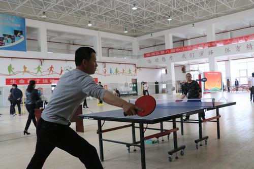 陕煤建设澄合分公司球类运动“双双对决”迎五一
