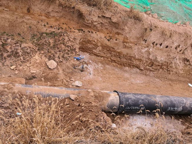 蒲白矿务局罕井家属区居民供水管道工程  圆满完成并投入使用