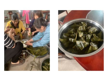 陕煤建设天工公司:盛夏闻艾香 包粽过端午