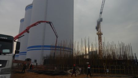 陕煤建设天工公司榆林曹家滩矿井原煤仓扩建工程顺利开工