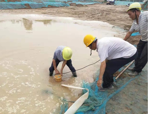 陕煤建设路桥分公司基层项目部“雨季三防”行动不间断