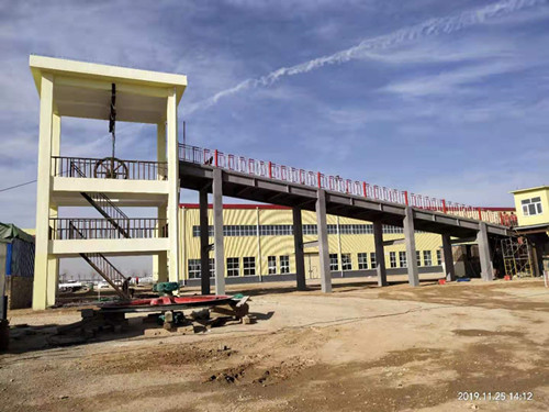 陕煤建设机电安装公司完成外部马莲台矿提升机安装工程