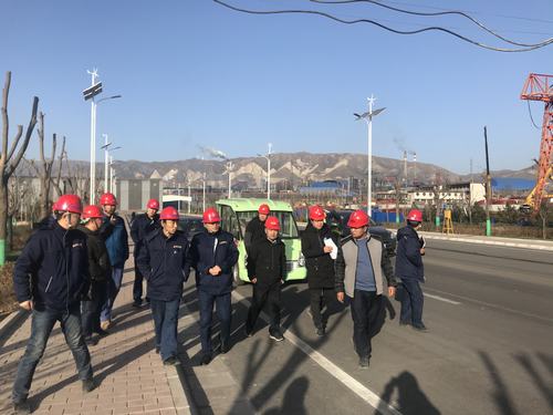 陕煤建设韩城分公司中心路北延工程顺利通过竣工验收