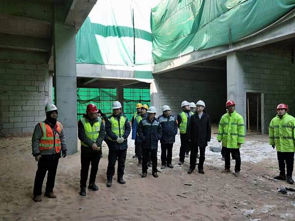 陕煤集团榆林化学公司执行董事宋世杰深入陕煤建设铜煤公司施工现场检查指导工作