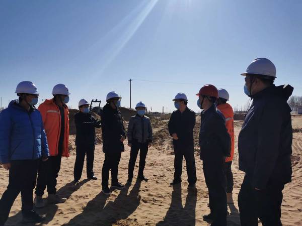 靖神铁路领导深入施工现场检查指导防疫及安全生产工作