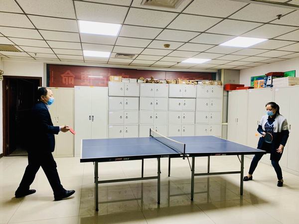 陕煤建设矿建二公司员工释放正能量燃烧卡路里