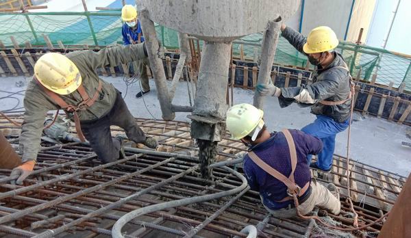 陕煤建设韩城分公司土建九项目部迅速掀起施工热潮