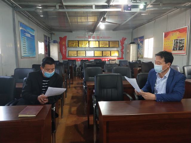 陕煤建设洗选煤运营公司柠条塔运营项目部开展“抗疫”主题党日活动