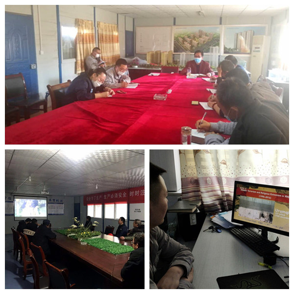 陕煤建设各单位积极开展反恐宣传工作
