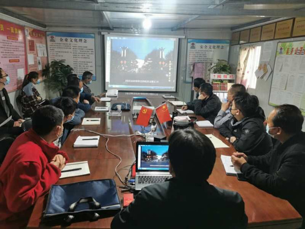 陕煤建设澄合分公司一线宣讲强化党风廉政建设