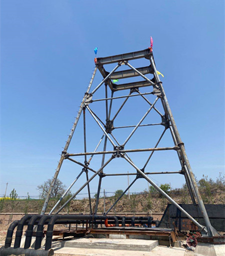 陕煤建设机电安装公司:彬长小庄矿进风立井管路安装工程施工正酣