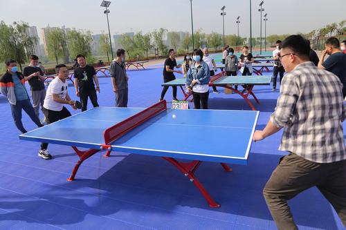 陕煤建设咸阳分公司开展“庆五一”乒乓球、跳绳比赛主题活动