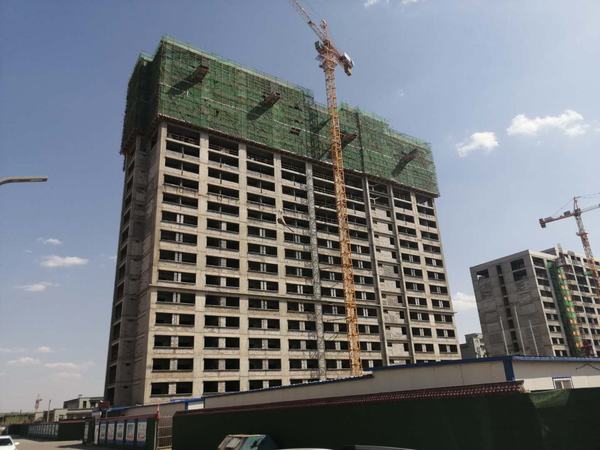 陕煤建设韩城分公司曹家滩5#公寓楼顺利通过主体结构验收