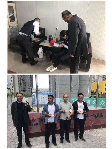 陕煤建设天工公司工地办卡暖人心  工资支付有保障