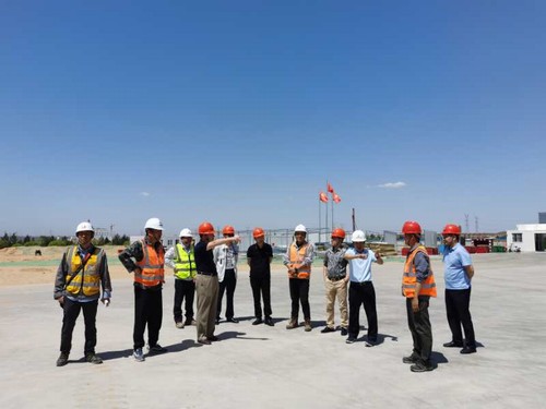 陕煤集团基本建设管理部副总经理杨忠绪一行莅临陕煤建设铜煤公司第十六项目部检查指导工作