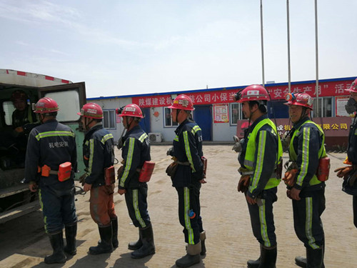 陕煤建设机电安装公司小保当项目部大干如火如荼