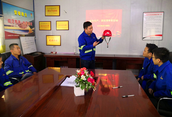 陕煤建设矿建三公司:安全生产,团员青年“现身说法”