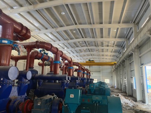 加速！陕煤建设路桥分公司大佛寺煤矿木盘川风井瓦斯抽采泵站工程进入冲刺阶段