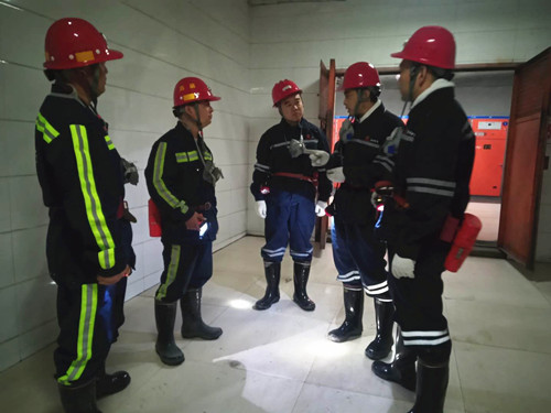 陕能股份汇森煤业分公司领导深入陕煤建设施工现场检查指导工作