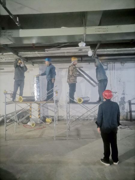 陕煤建设天工公司施工的“三供一业”维修改造项目紧锣密鼓抢赶工期 确保如期供暖